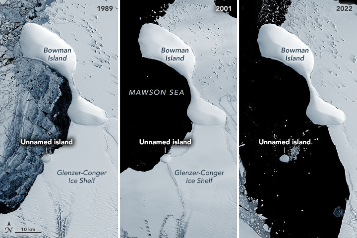 L’Antartide ha perso una piattaforma di ghiaccio, ma ha guadagnato un’isola