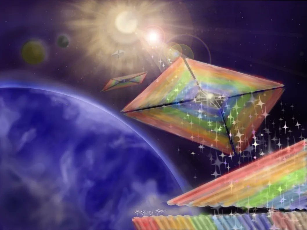 A new Kind of Solar Sail Could let us Explore Difficult Places to Reach in the S..