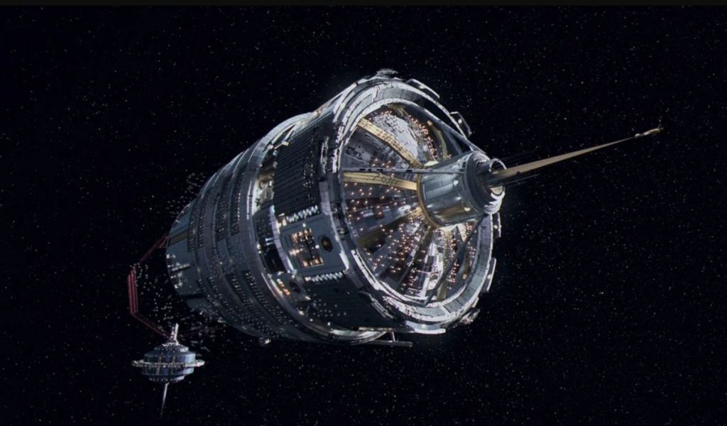 This is an image of the Nauvoo generation ship from the TV show "The Expanse." Image Credit: Legendary Television Distribution. 