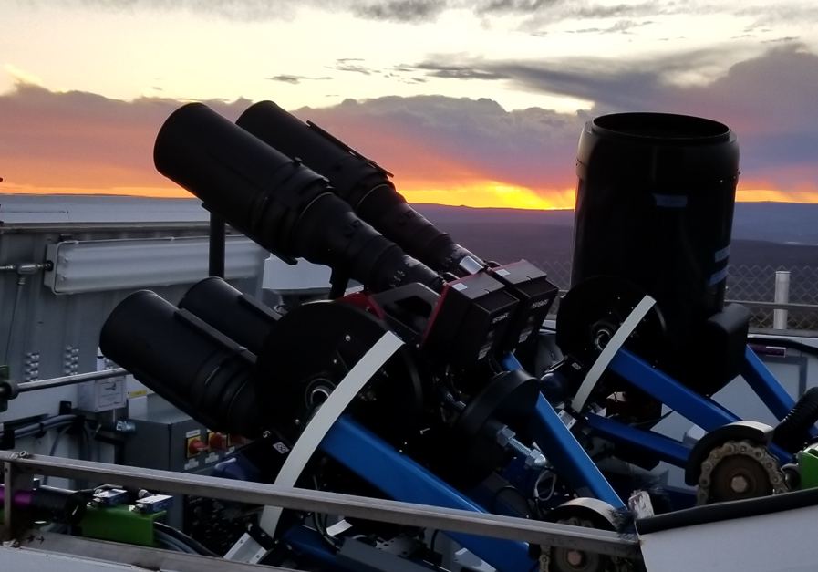 The ASAS-SN deployed telescopes like this in the search for new variable stars. Courtesy ASAS-SN Survey.