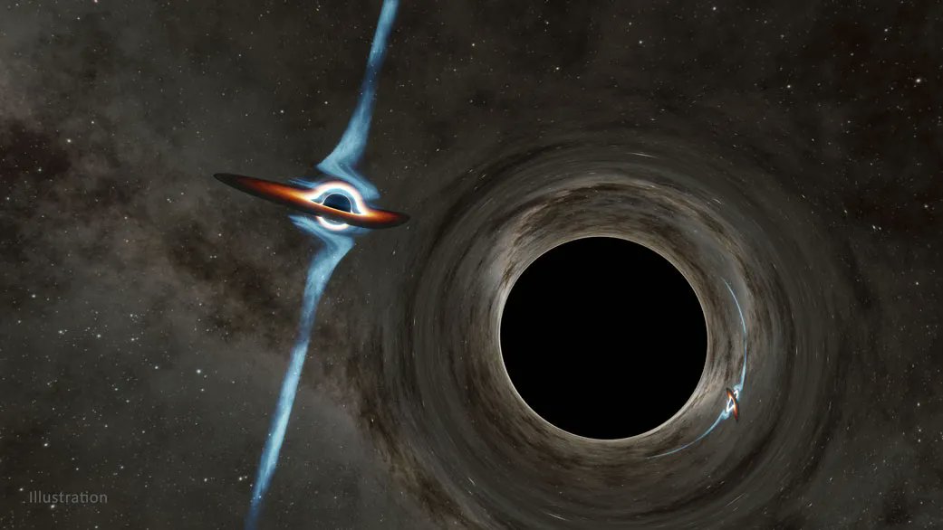 Gaia puede detectar agujeros negros libres que pasan cerca de estrellas en la Vía Láctea