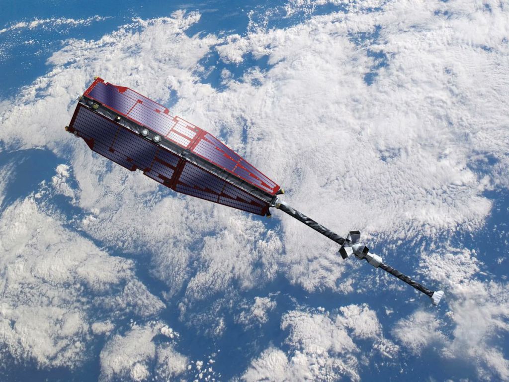 A Satellite had to Dodge Space Junk as it was Raising its Orbit to Avoid Solar Activity