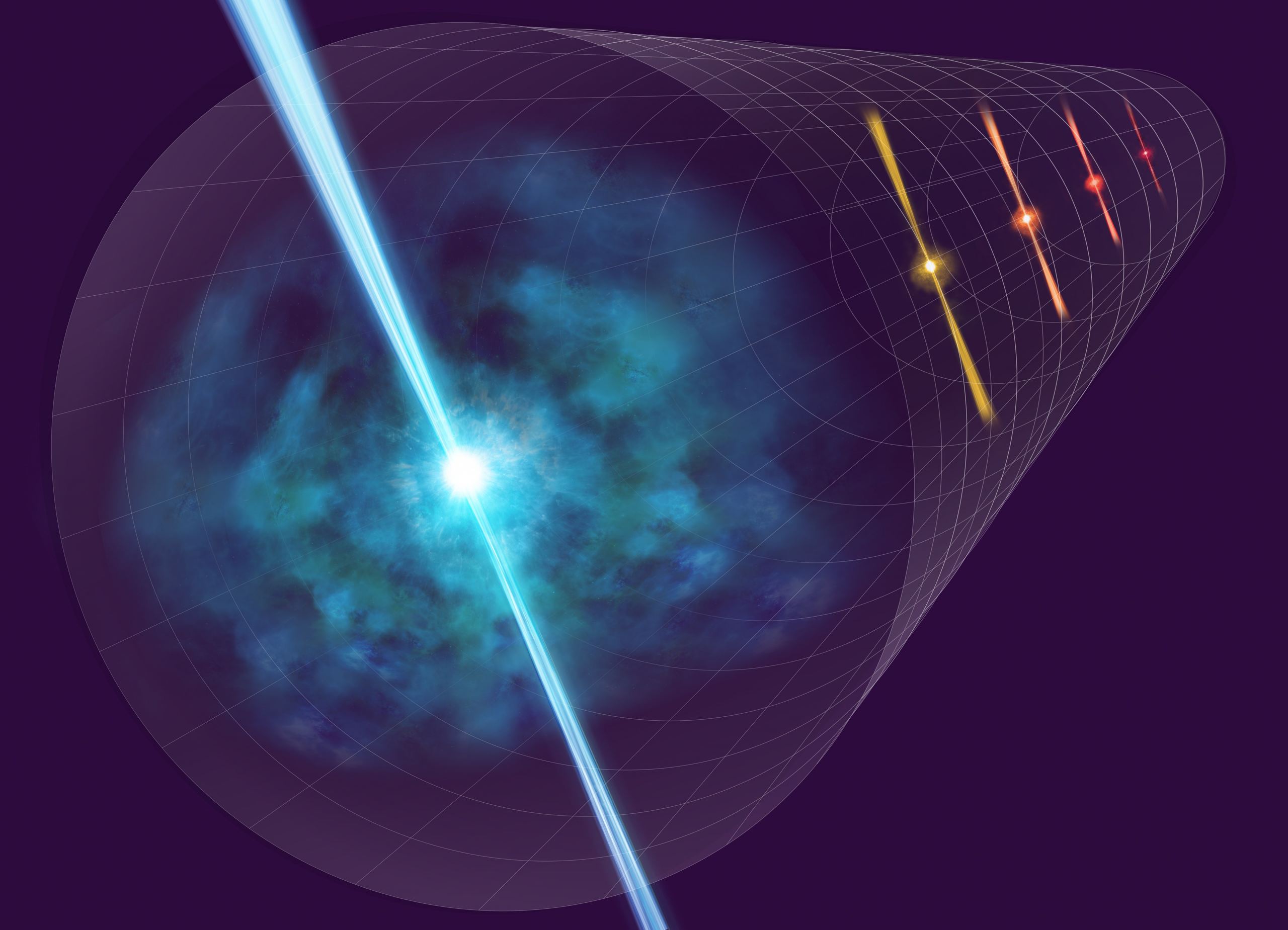 Les sursauts gamma pourraient aider les astronomes à mesurer de vastes distances à travers l’univers