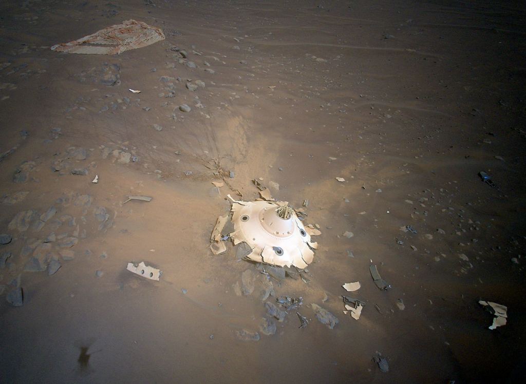 La NASA proporciona un análisis detallado de toda la tenacidad de los escombros de aterrizaje encontrados en Marte