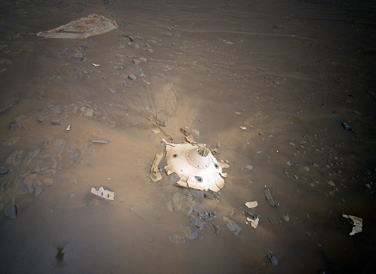 НАСА предоставляет подробный анализ всей живучести посадочных обломков, найденных на Марсе