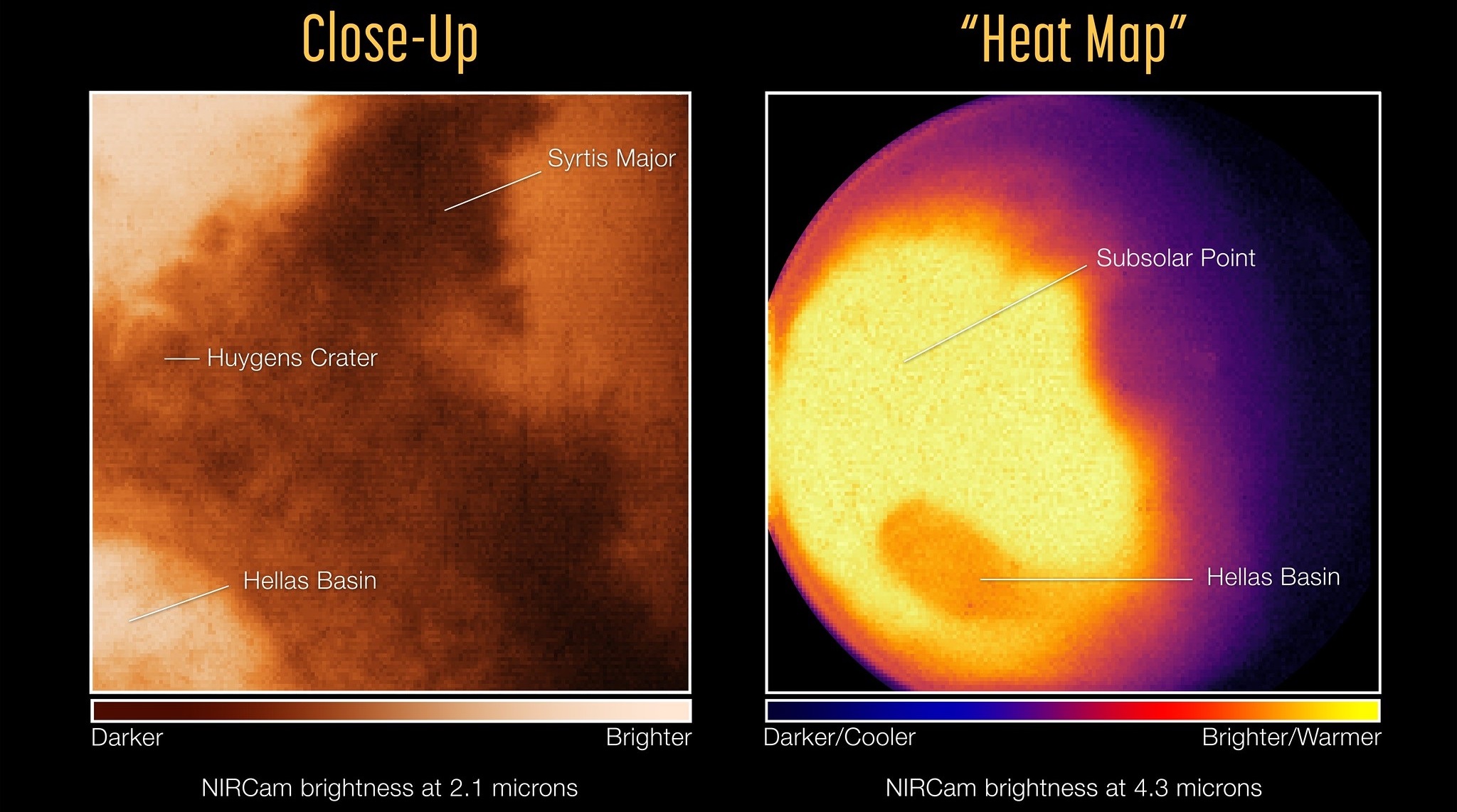 Webb Turns its Infrared Gaze on Mars