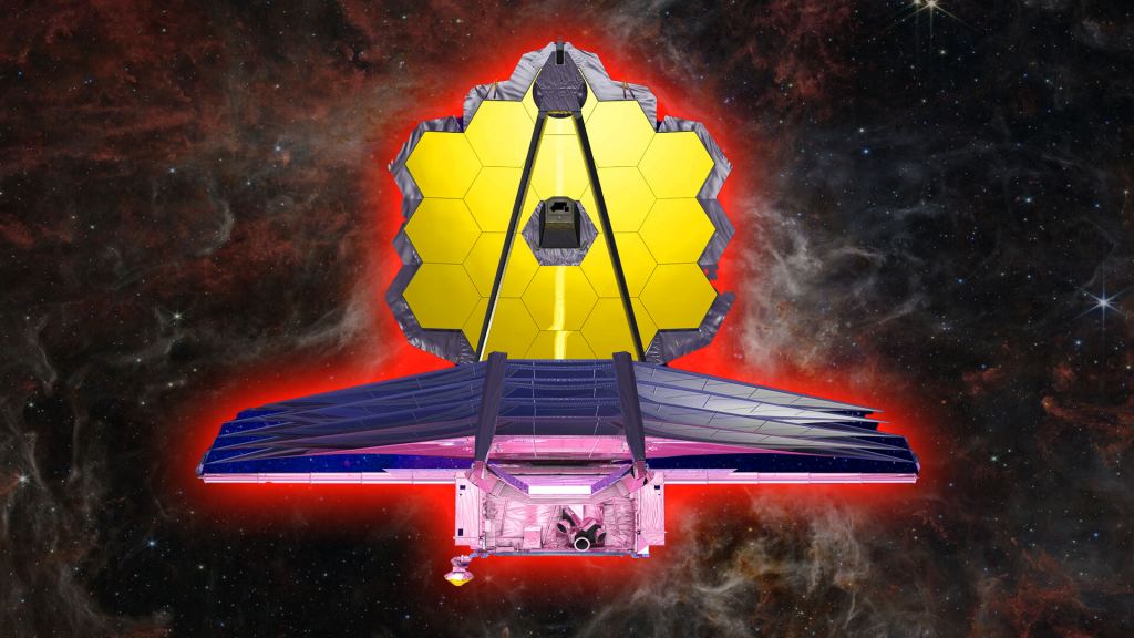 The James Webb Space Telescope: humanity's new favourite science instrument. Image Credit: NASA