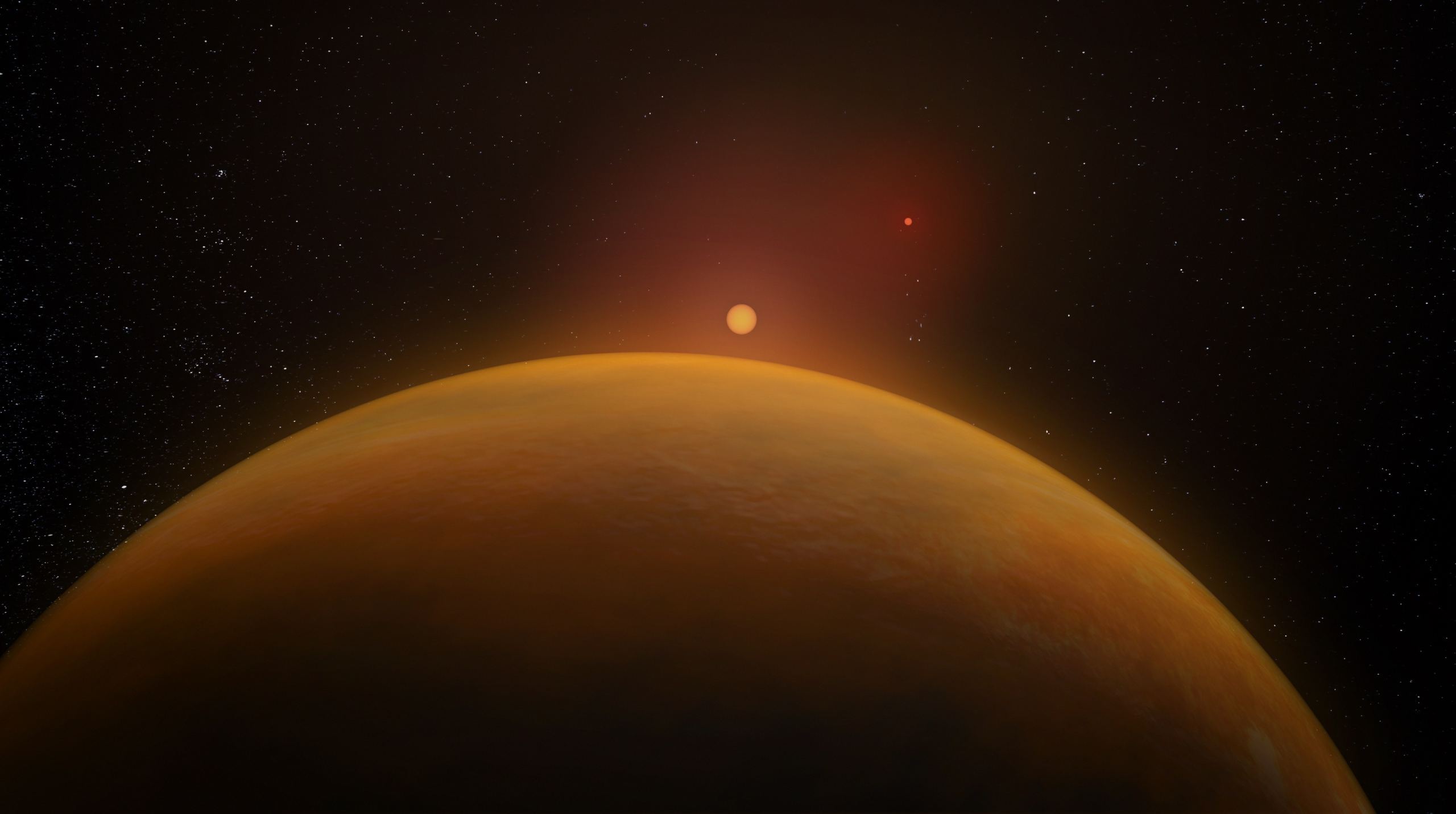 Astronomers Create the First 3D Model of a Planet Orbiting in a Binary System