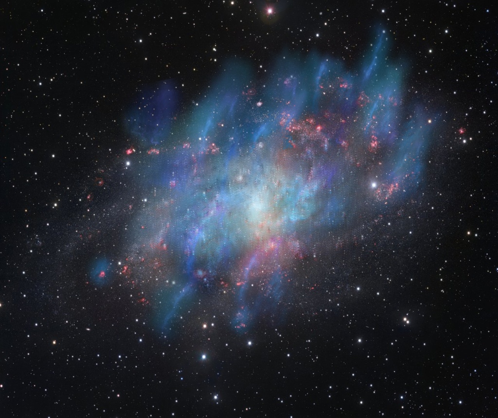 star formation regions in M33 are disrupted by cosmic-ray driven winds