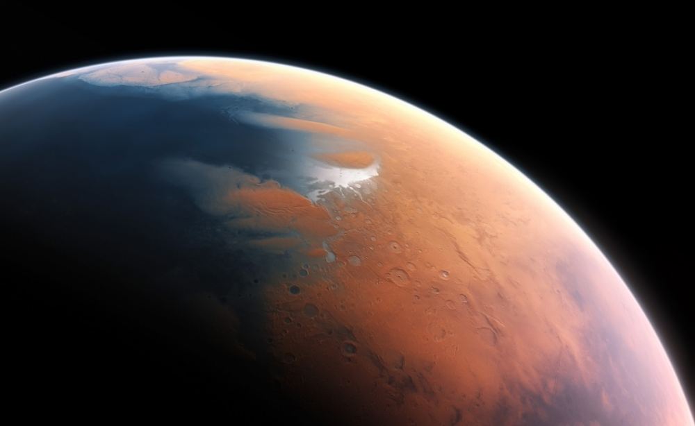 Even though Mars and Earth had similar early histories, including water, Mars still ended up with fewer minerals than Earth. Why? Image Credit: ESO/M. Kornmesser