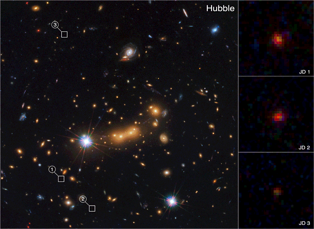 JWST Sees the Same Galaxy From Three Different Angles Thanks to a Gravitational Lens