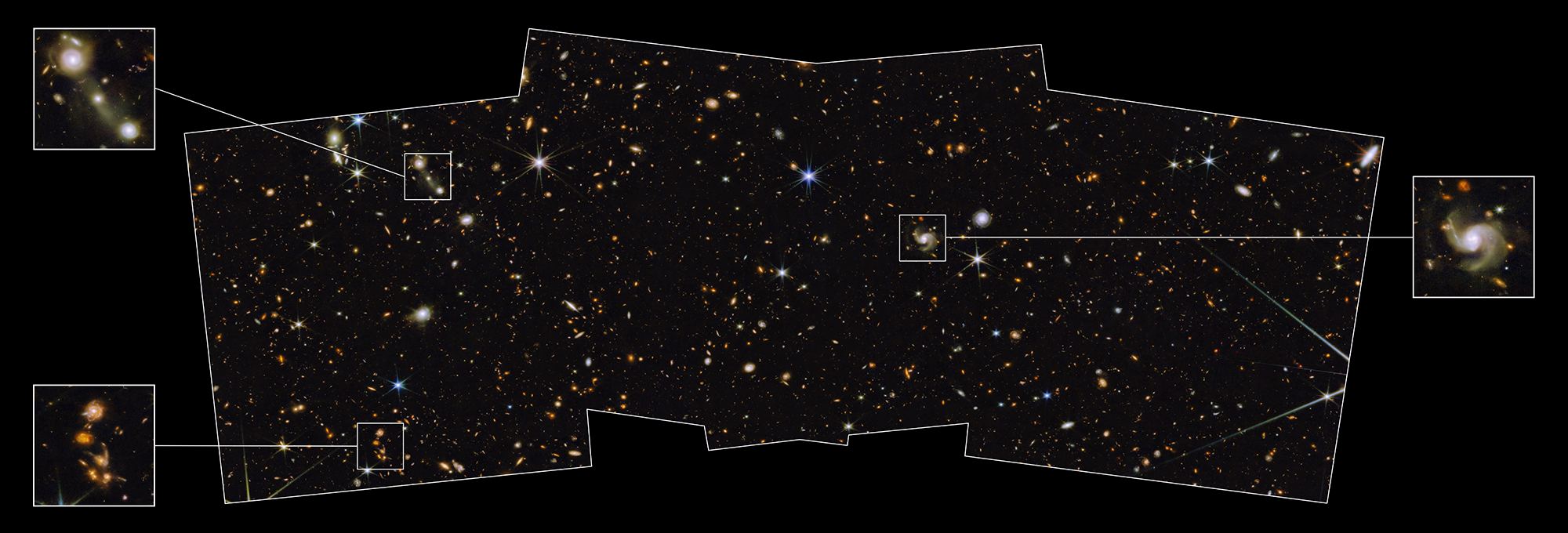 Webb Stares Deeply Into the Universe, Showing How Galaxies Assemble