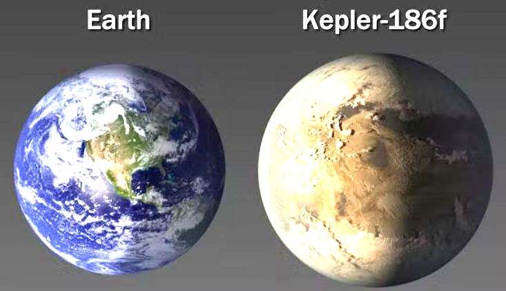 Kepler 186f was our first Earth-sized habitable zone planet. It's about 580 light-years away. Image Credit: NASA Ames/SETI Institute/JPL-CalTech