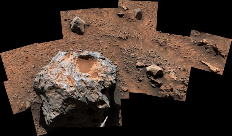 Curiosity Finds Another Metal Meteorite on Mars