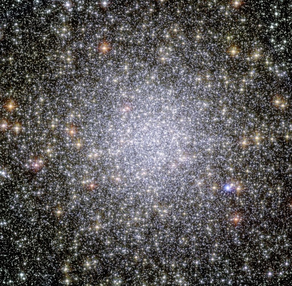 47 Tucanae is the second-brightest globular cluster in the night sky and contains millions of stars. It might also contain a stellar-mass black hole. Globular Clusters' high densities make them likely sources of hypervelocity stars. Image Credit: By ESA/Hubble, CC BY 4.0, https://commons.wikimedia.org/w/index.php?curid=40242016
