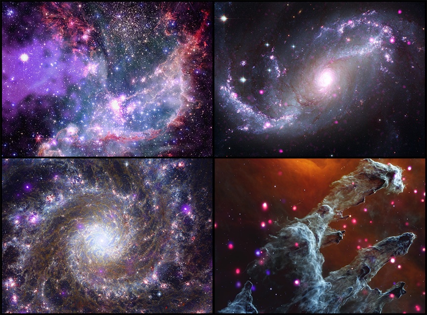 Chandra and JWST Join Forces in a Stunning Series of Images