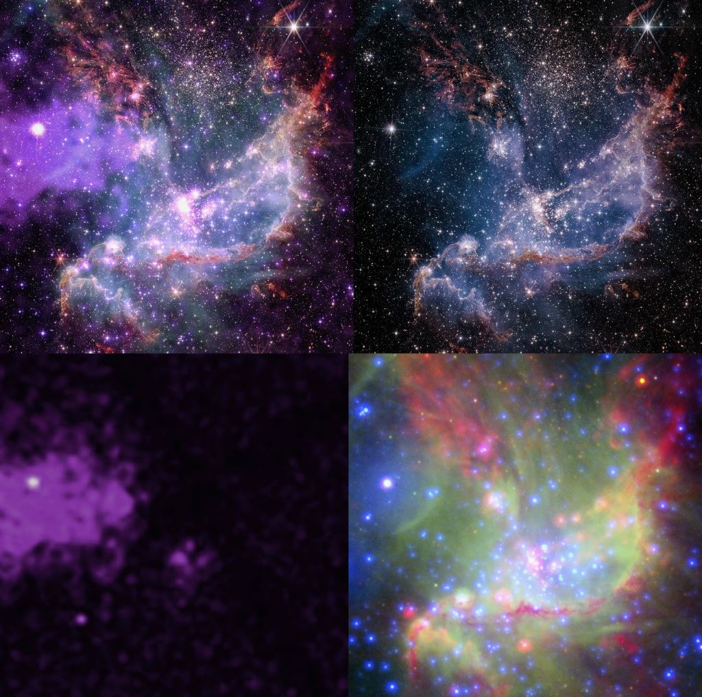 Chandra e JWST posano insieme in una straordinaria serie di foto