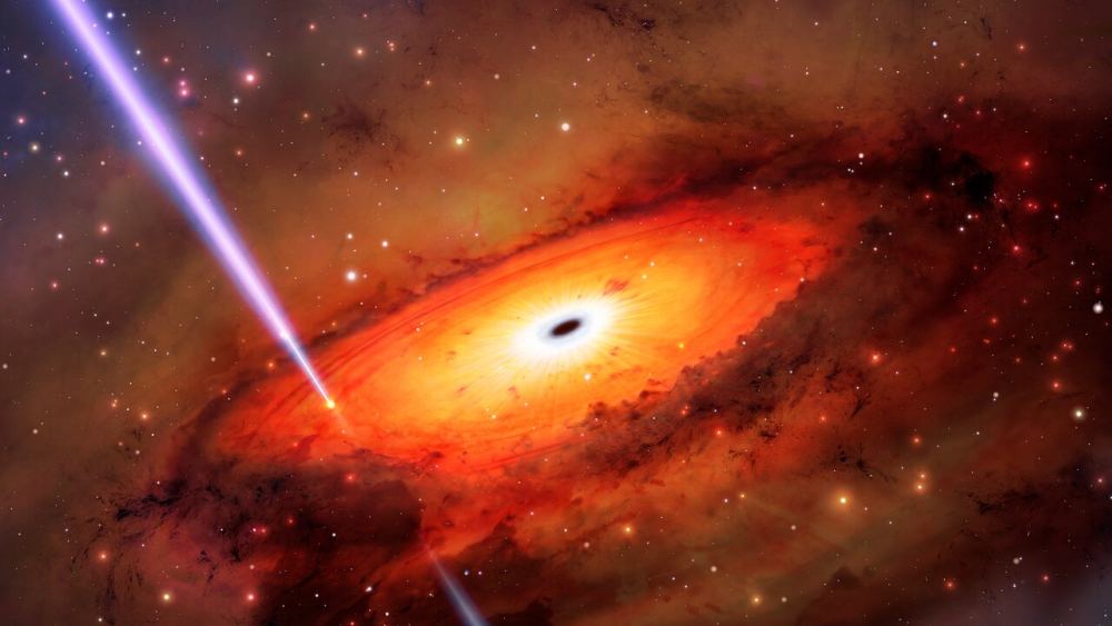 Astronomers studying a powerful gamma-ray burst (GRB) with the International Gemini Observatory may have observed a never-before-seen way to destroy a star. Credit: International Gemini Observatory/NOIRLab/NSF/AURA/M. Garlick/M. Zamani