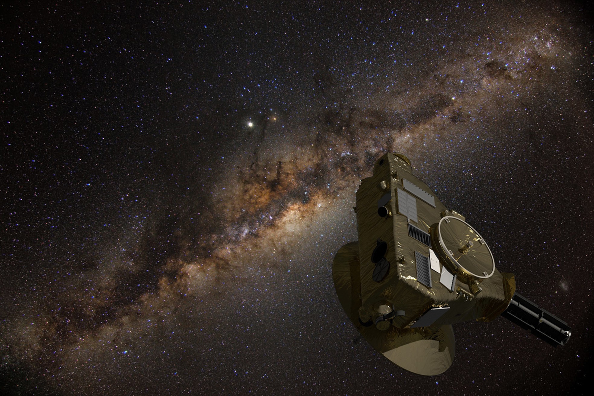 New Horizons este atât de departe, încât poate măsura întunericul adevărat al universului