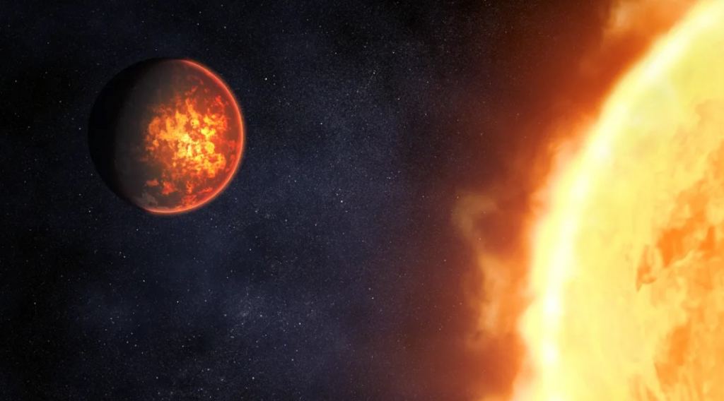 The magma ocean planets we've found are very close to their stars. Image Credit: NASA