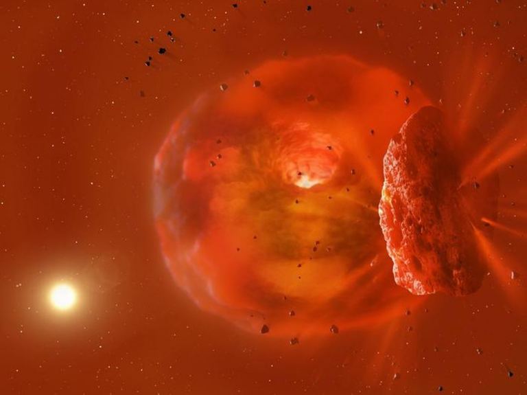 Astronomers See the Afterglow Where Two Ice Giant Planets Collided ...
