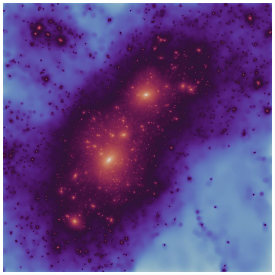 This is one of SIBELIUS's simulations that's not a part of this paper. It shows how the simulation can produce galaxies that are analogues of the Milky Way and M31. Image Credit: Till Sawala/SIBELIUS