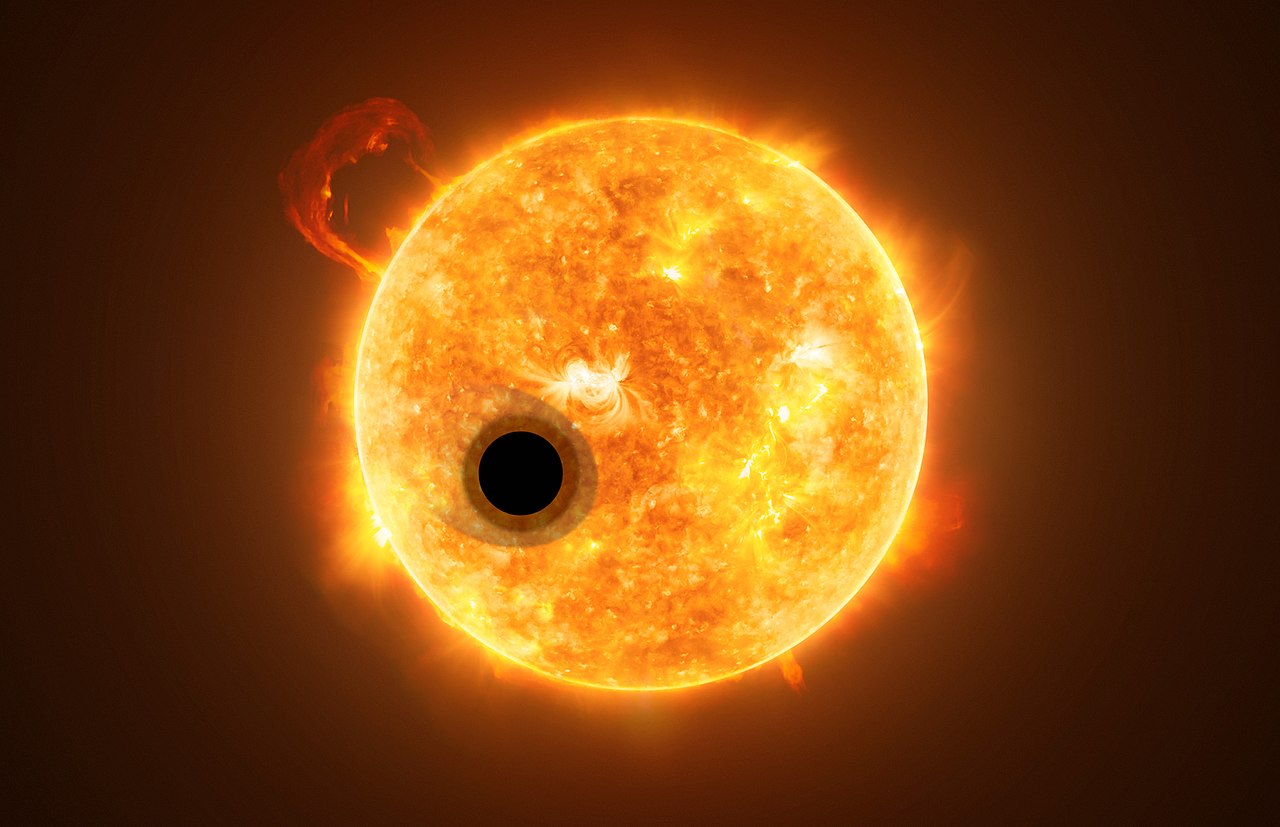 The exoplanet WASP-107b is a gas giant, orbiting a highly active K-type main sequence star. The star is about 200 light-years from Earth.