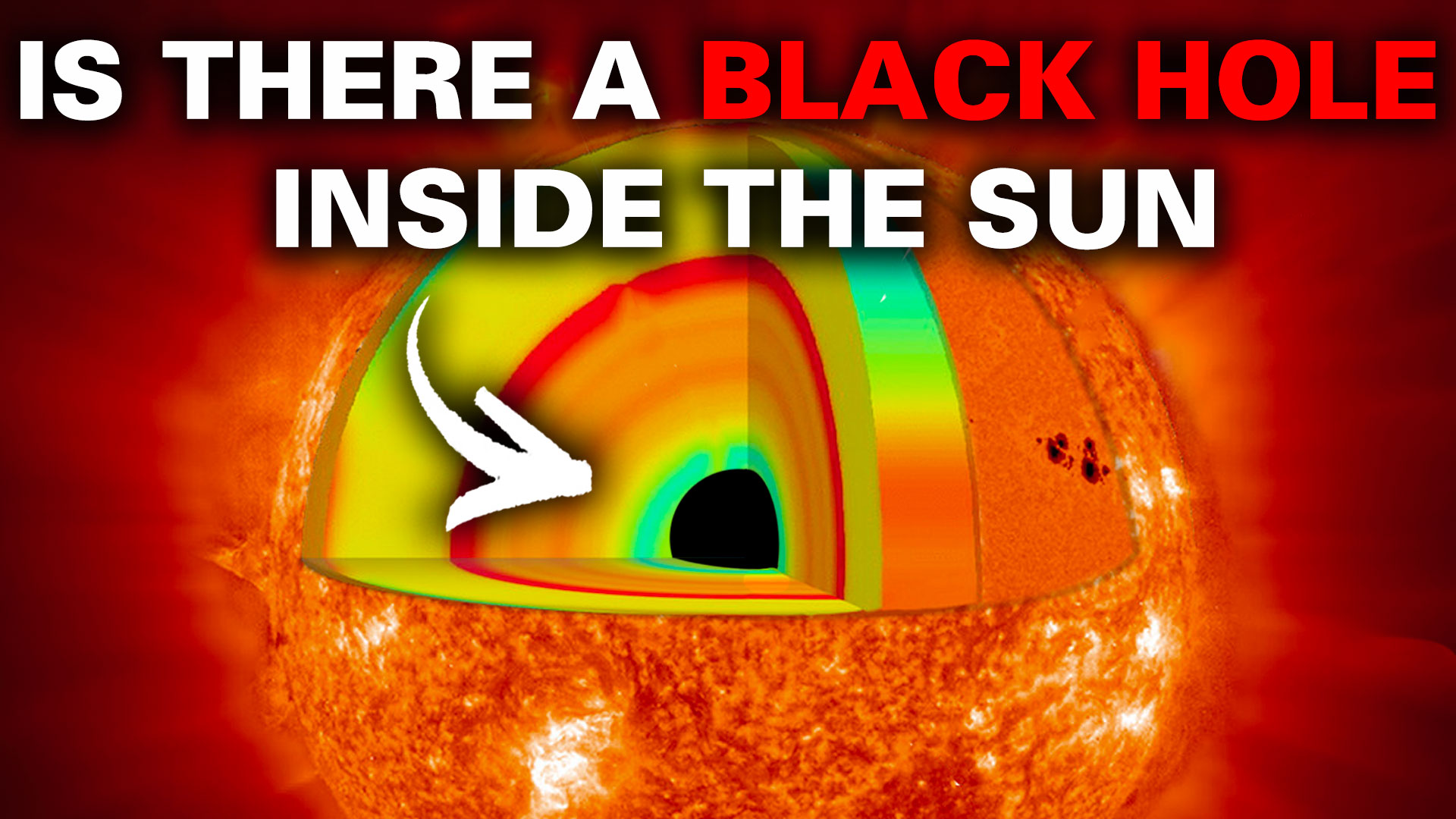 Could There Be a Black Hole Inside the Sun? - Universe Today