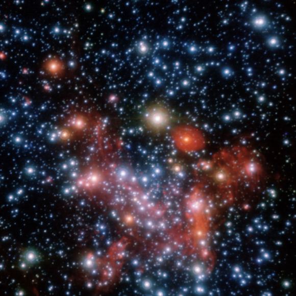 The nuclear star cluster at the Milky Way's heart, as seen by the Very Large Telescope in Chile. Credit: ESO. 