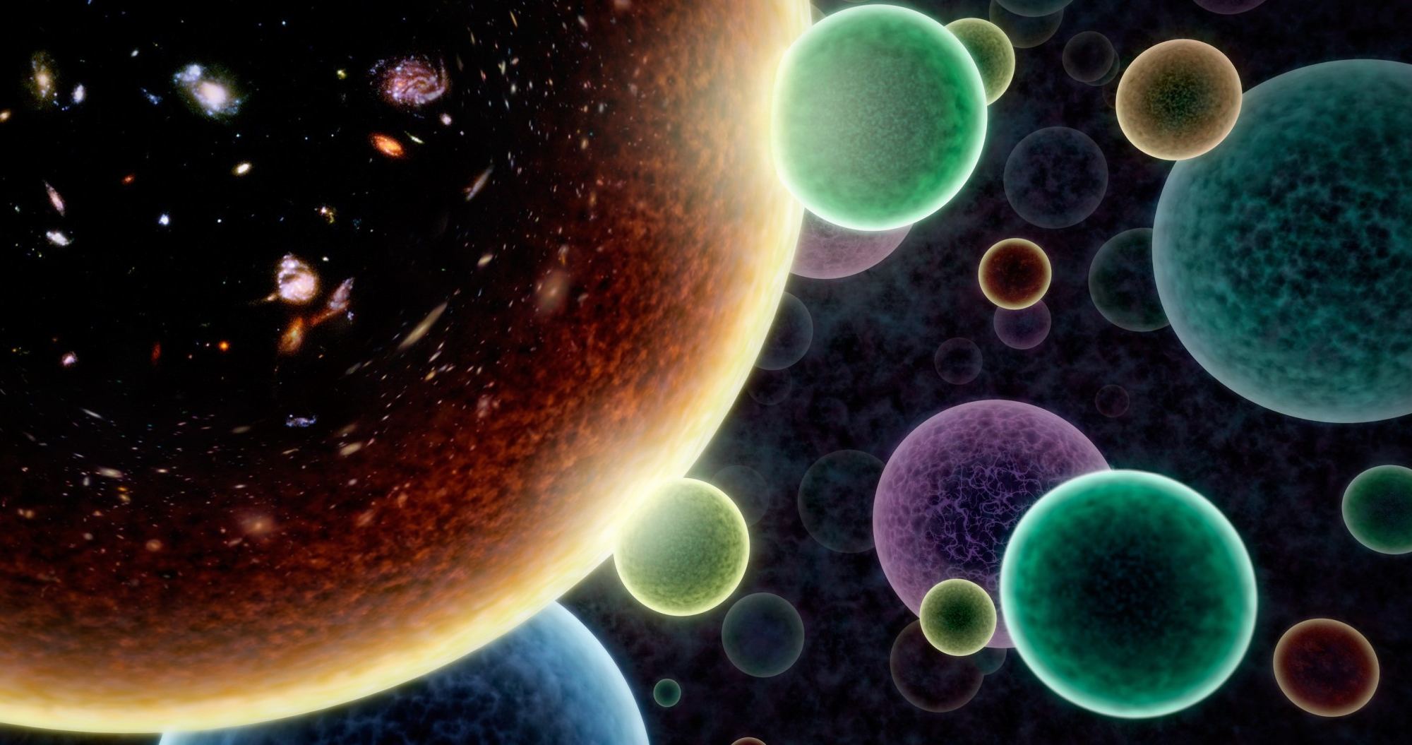 Illustration: Visualization of our universe in the multiverse