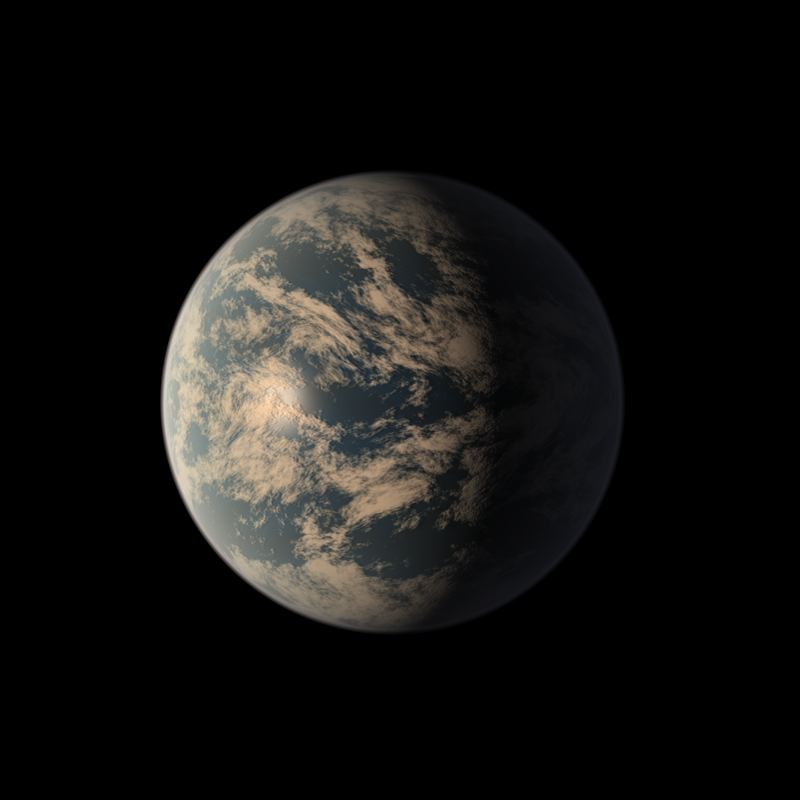 This is an artist's illustration of the exoplanet TRAPPIST-1d, a potentially habitable exoplanet about 40 light-years away. Planets like these are prime targets for JWST's spectrometry. Image Credit: By NASA/JPL-Caltech - Cropped from: PIA22093: TRAPPIST-1 Planet Lineup - Updated Feb. 2018, Public Domain, https://commons.wikimedia.org/w/index.php?curid=76364484