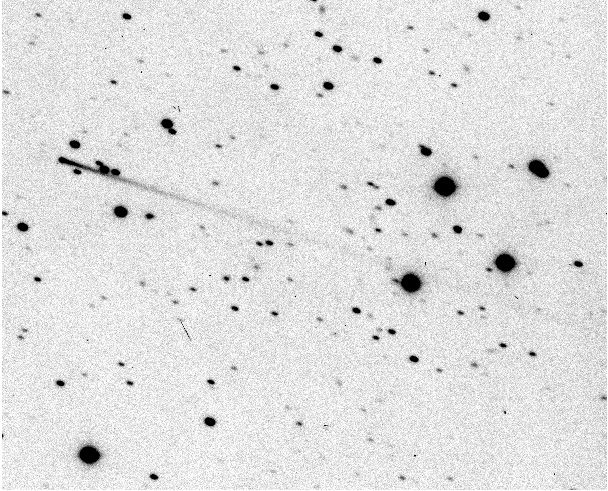 These images from the La Silla Observatory show the active asteroid 7968 Elst–Pizarro. Its tail is clearly visible. Image Credit: By ESO - https://www.eso.org/public/images/eso9637a/, CC BY 4.0, https://commons.wikimedia.org/w/index.php?curid=26500568