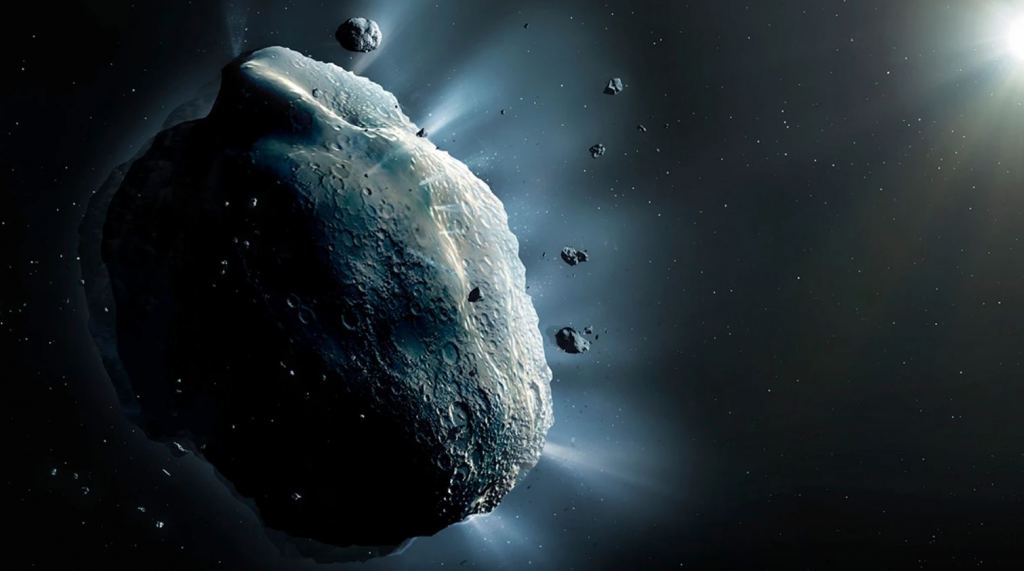 Active asteroids have asteroid-like orbits but have tails or comae like comets do. Image Credit: Mark Garlick/SPL