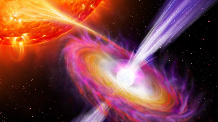 Neutron Stars are Jetting Material Away at 40% the Speed of Light