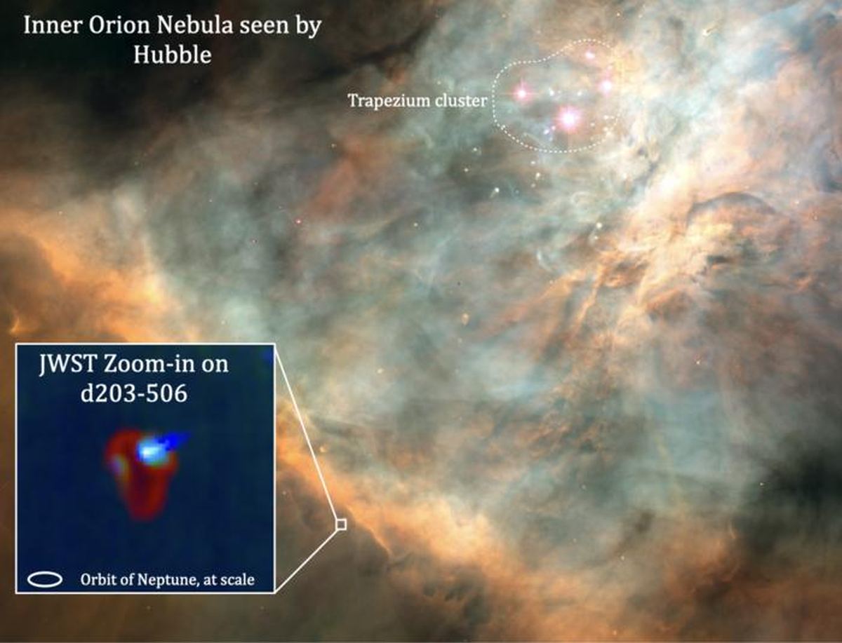 Las estrellas masivas tienen el potencial de formar sistemas solares