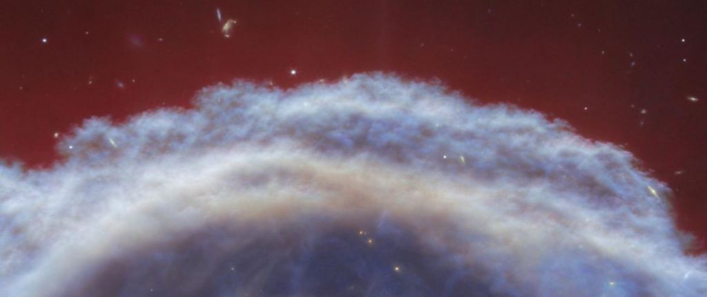 A zoom-in of the JWST image. Image Credit: ESA/Webb, CSA, K. Misselt, M. Zamani (ESA/Webb)