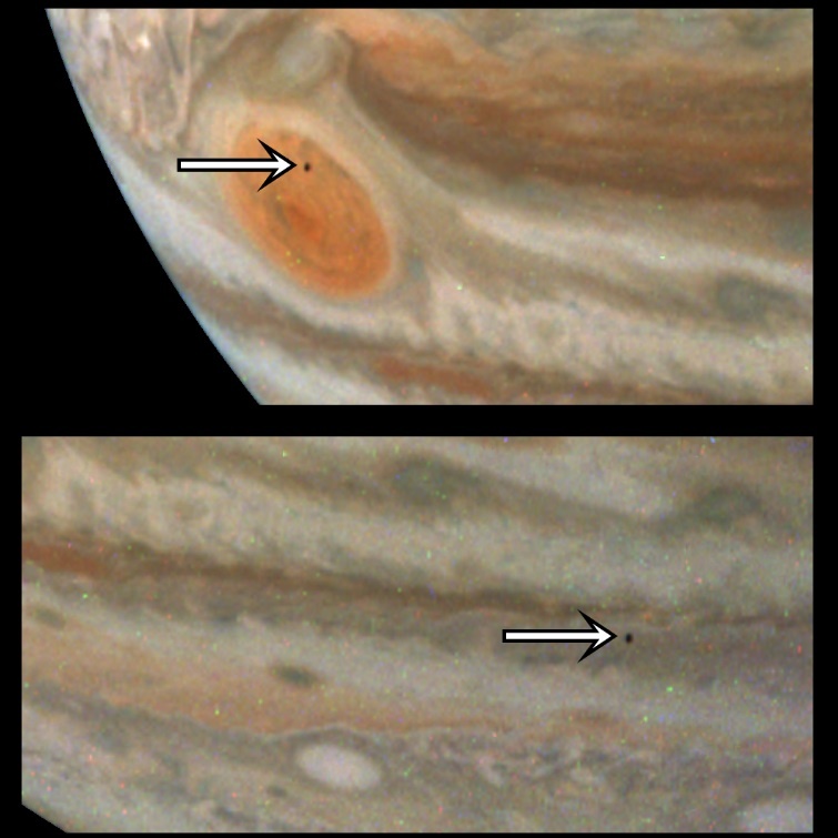 Nuevas imágenes muestran Amaltea, la pequeña luna de Júpiter